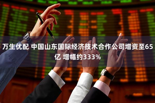 万生优配 中国山东国际经济技术合作公司增资至65亿 增幅约333%
