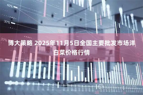 博大策略 2025年11月5日全国主要批发市场洋白菜价格行情
