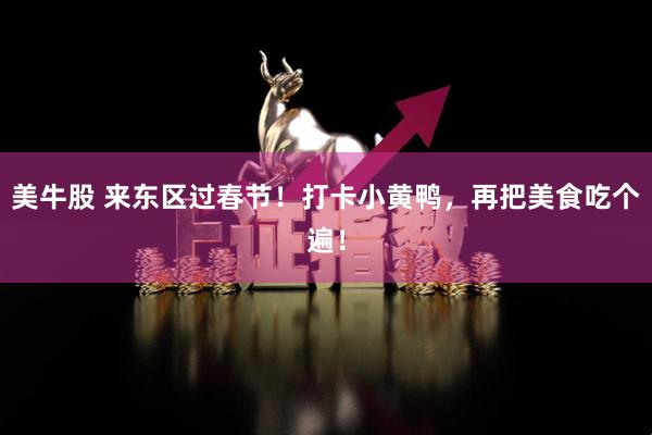 美牛股 来东区过春节！打卡小黄鸭，再把美食吃个遍！